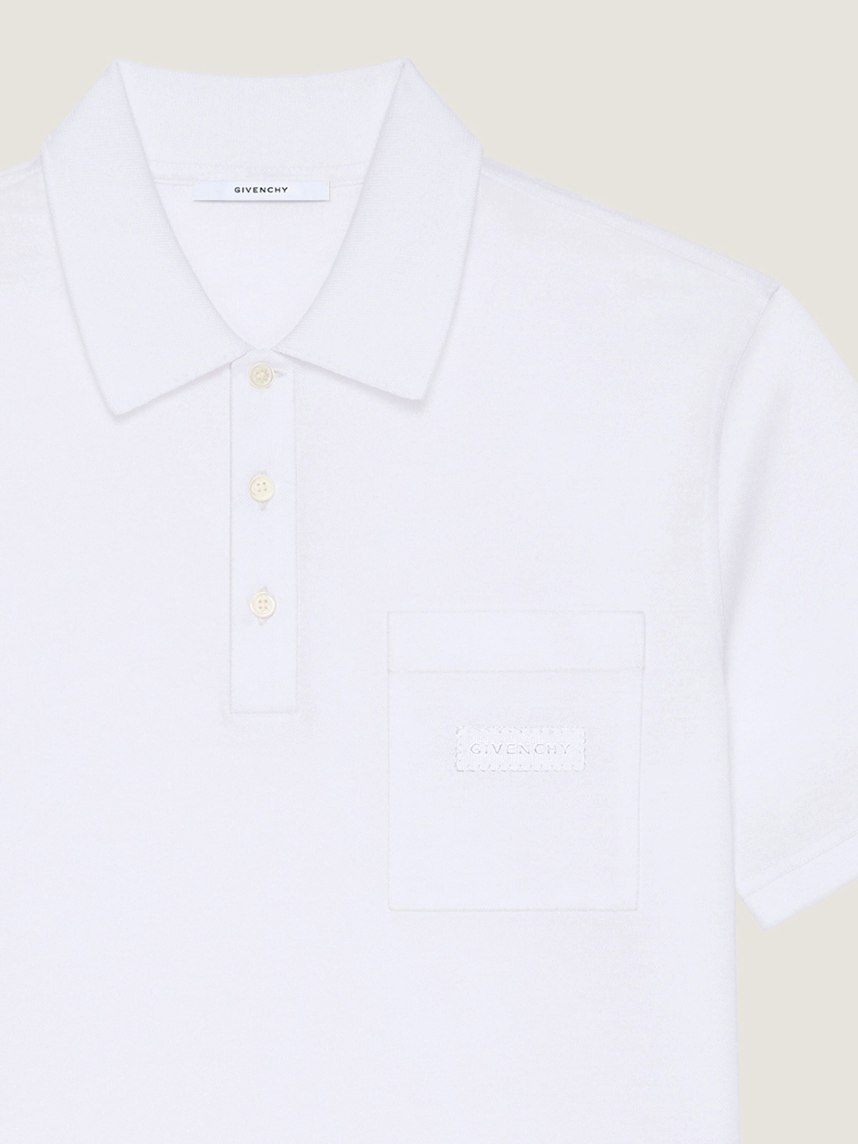 Polo in cotton with GIVENCHY patch